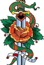 Arrow Tattoo Pattern Flower Tattoo Pattern Snake Tattoo Pattern
