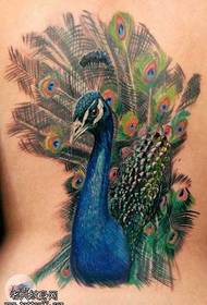 Iphethini ye-Peacock tattoo