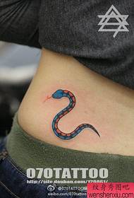 modello del tatuaggio del serpente di bello colore di vita di bellezza