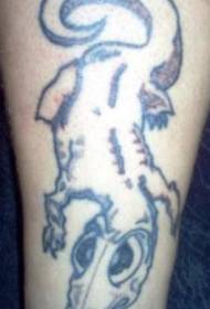 cartún cos pictiúr tattoo lizard creepy