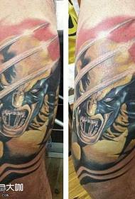 Bein Panther Tattoo-Muster