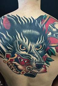 kembali pola tato panther hitam