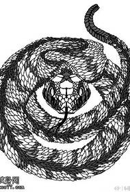 ຮູບແບບ tattoo cobra horror