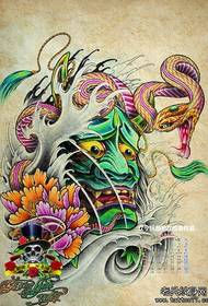 manoscritto classico bello del tatuaggio di prajna