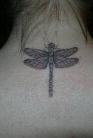 udrako tattoo iphethini yomzimba ukukhanya dragonfly iphethini