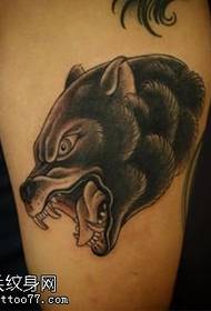 bewaffnete Panther Tattoo Muster