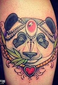 Uzorak male tetovaže pande