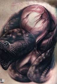 Modello di tatuaggio serpente in vita