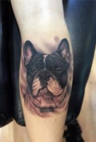 imagens de tatuagem de cachorro de filhote de cachorro muito fofo