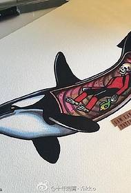 manuscript pendi haisi iyo imwechete Shark tattoo maitiro