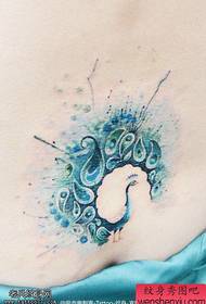 Color Peacock tattoo works sdílí tetovací muzeum