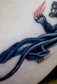 modello tatuaggio tatuaggio pantera vecchia scuola