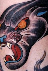 Παραδοσιακό μοτίβο τατουάζ Panther