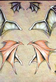 recomendar um padrão de tatuagem de asa de morcego