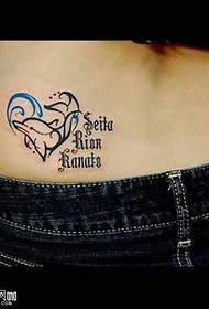 Vita delfino Totem Tattoo Pattern