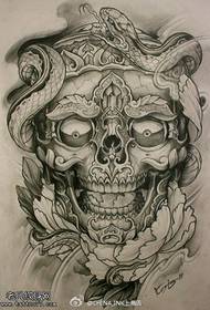 巴拉pei snake tattoo Manuscript picture