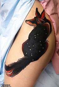 hip panther tattoo pattern