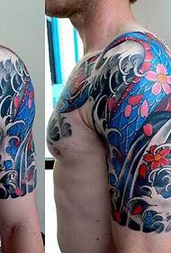 Vodeni zmija tetovaža uzorak