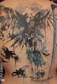 kumashure kudiki crow tattoo pateni