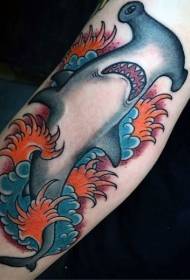 lei aniani kala kahiko hammerhead shark tattoo pattern