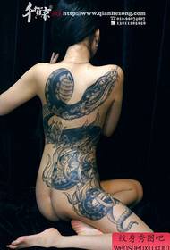 szuper jóképű hűvös szépség teljes kígyó tetoválás mintája 133759 - népszerű csinos kígyó csomagolva tetoválás kézirat