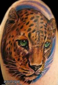 modèle de tatouage léopard dominateur