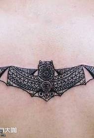 pattern ng back bat totem tattoo