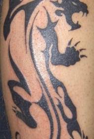 الگوی تاتو مشکی قبیله ای سیاه