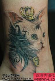 patrún tattoo cat gleoite cat