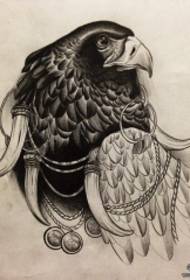 Nakala ya jogoo wa mbwa mwitu ya tattoo ya mbwa mwitu