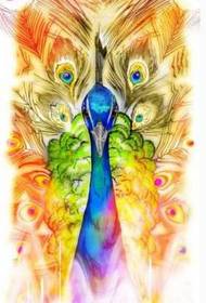 الگوی تاتو طاووس