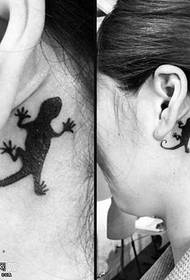 Візерунок татуювання татем ящірка ящірки