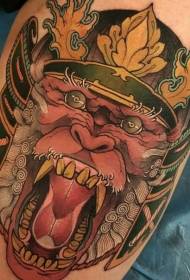 gumbo idzva chiJapan-chimiro ruvara monkey helmet tattoo maitiro