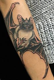 arm bat tattoo pattern 134340 - نمط الذراع بات الخفافيش