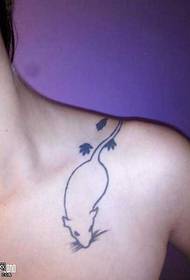 muundo wa tattoo ya panya
