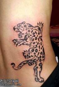 pola tato pinggang domineering totem macan tutul