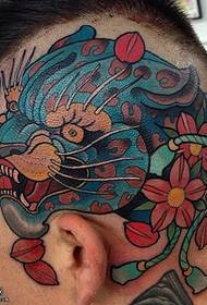 leopard trešnja tetovaža uzorak