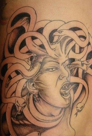 Художня змія жінка Медуза татуювання візерунок