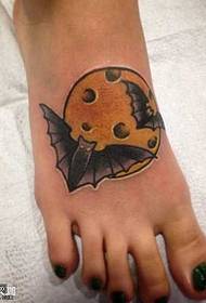 mudellu di tatuaggi di cartoon di bat