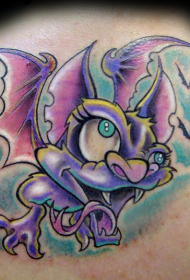 patrún tattoo corcra chartúin vampire ialtóg
