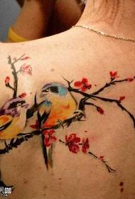 uzorak tetovaža ramena golub
