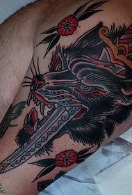 Schëller Dolk Panther Panther Tattoo Muster