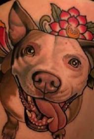 hondentattoo - een heel schattige set puppyhondtatoegeringspatronen 9 vellen