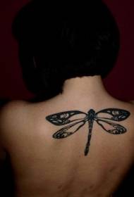 modela tîrêjê dragonflyTattoo ronahî û nû ya dragonfly