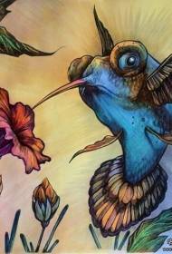 Europaskolen gullfisk hummingbird personlighet tatoveringsmønster manuskript