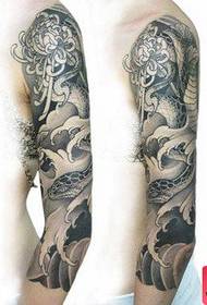 ragazzi armi popolare cool Modello tradizionale del tatuaggio del serpente