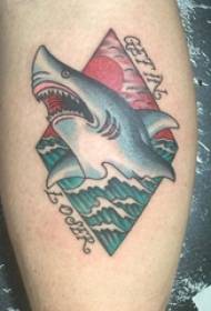 braccia dei ragazzi dipinte linee geometriche astratte piccole immagini di tatuaggi di squali animali