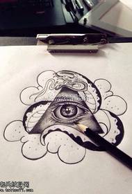 God Eye Snake Tatu əlyazması Şəkil 133697 - Prajna ilan döymə əlyazma nümunəsi