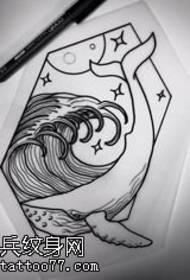 muundo wa tattoo ya almasi wimbi