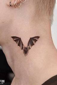 sumbanan sa tattoo bat sa liog